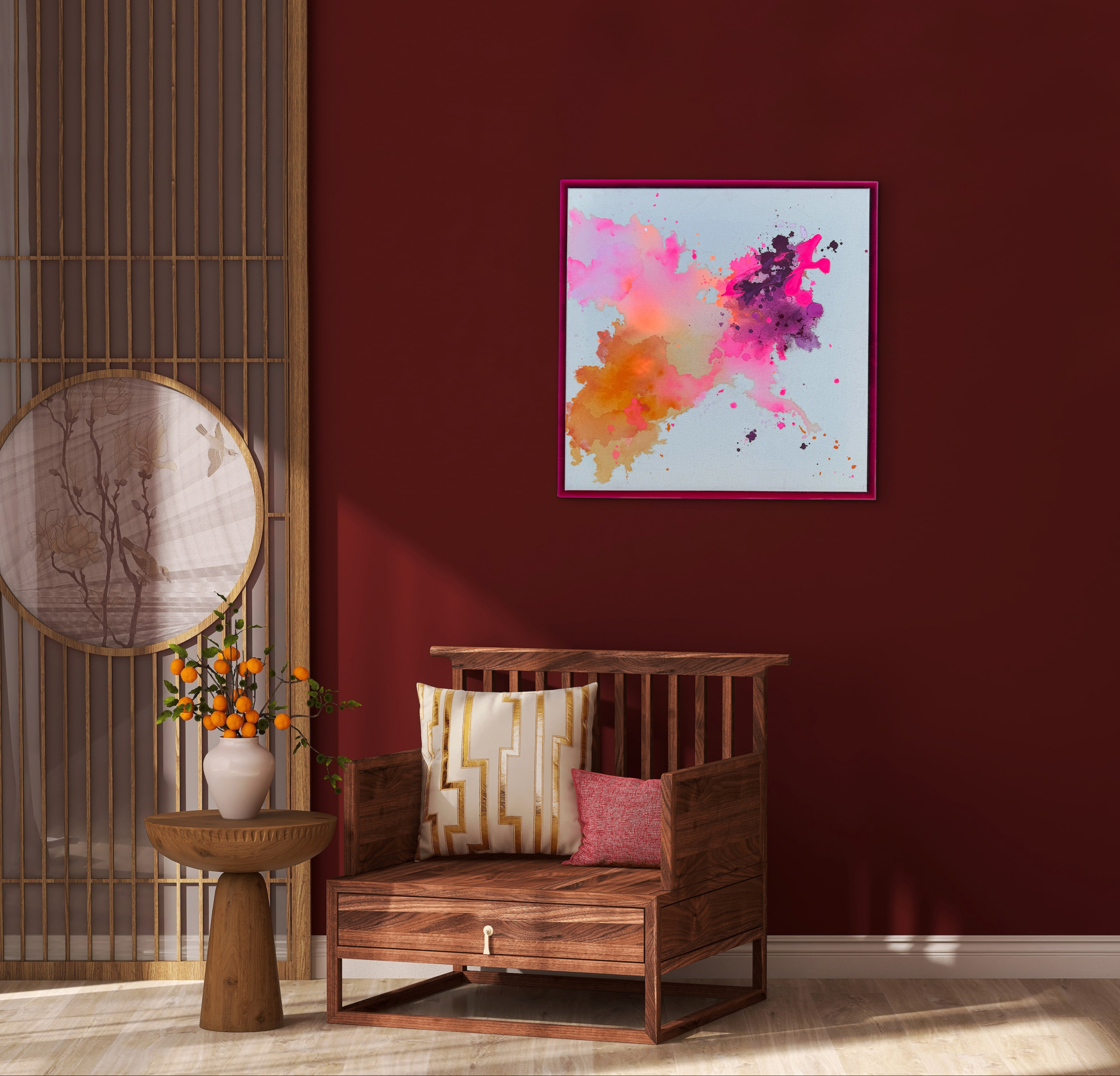 Vielleicht, 2026, Acryl auf roher Baumwollleinwand, Ansicht 5